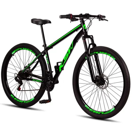 Bicicleta Aro 29 Aço Carbono Freios Disco